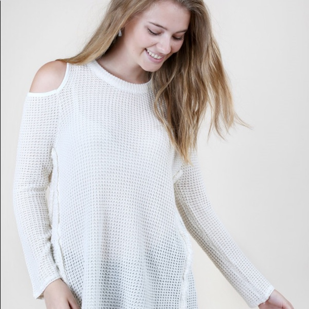 Altar'd State Shiver Shoulder Sweater